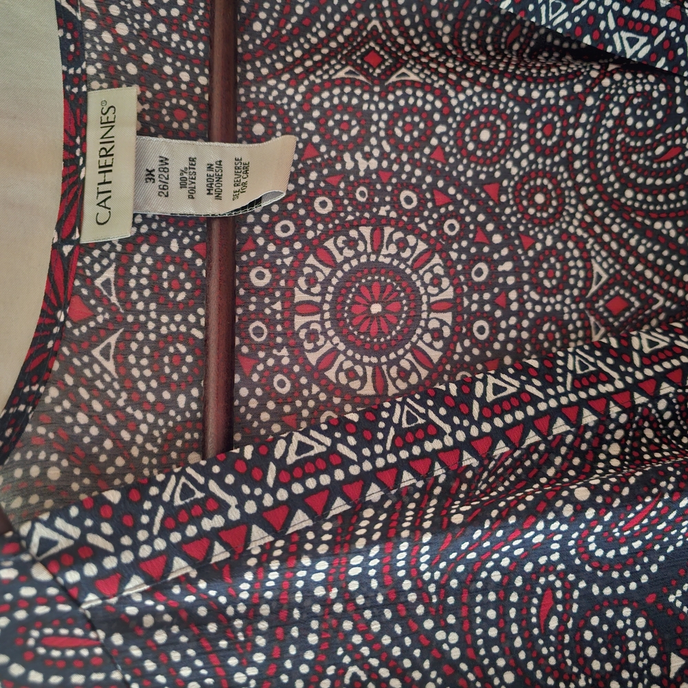 Paisley Patterned Open Front Cardigan - Picture 7 of 8